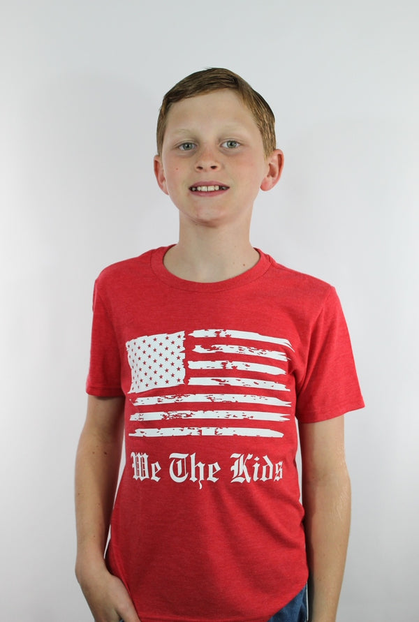We The Kids T-Shirt, Navy Red