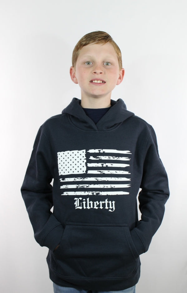 Kid’s Liberty Hoodie, Navy