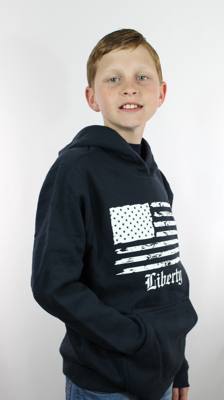 Kid’s Liberty Hoodie, Navy