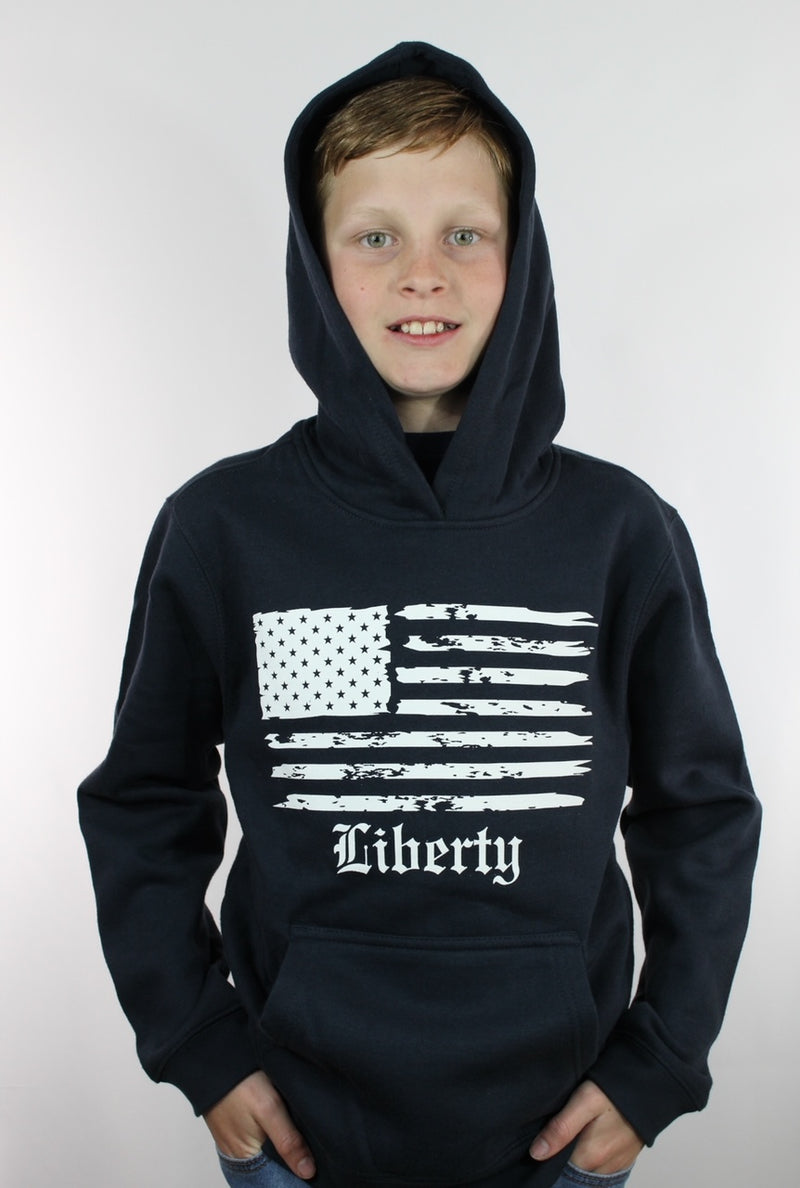 Kid’s Liberty Hoodie, Navy