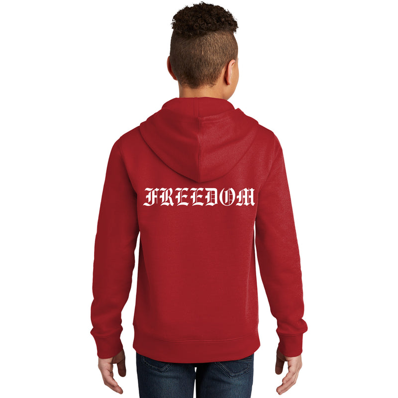 Kid’s Liberty Hoodie, Red