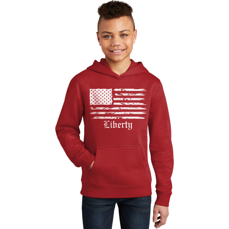 Kid’s Liberty Hoodie, Red